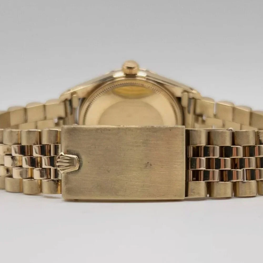 Rolex 14kt Yellow Gold Men's 34mm Dial Watch With Papers